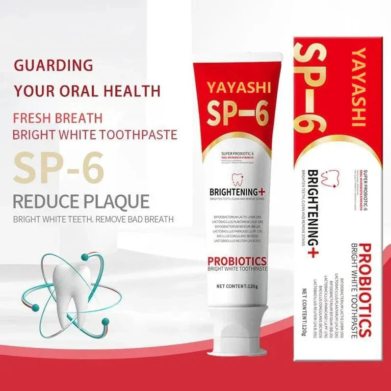 🔥2024 HOT SALE🔥YAYASHI SP-6 Probiotic Whitening Toothpaste